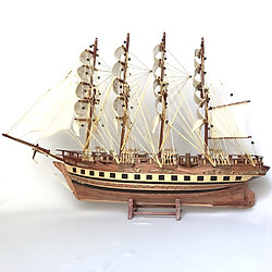 Mô-hình-thuyền-gỗ-trang-trí-France-II---thân-60cm---loại-1-0