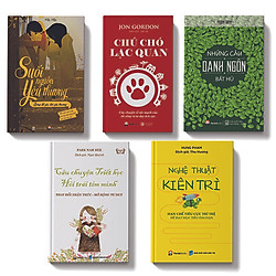 Bộ sách 5 cuốn:Nghệ thuật kiên trì, Câu chuyện triết học hỏi trái tim mình,Suối nguyền yê