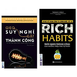 Combo 2 Cuốn Sách : Rich Habits – Thói Quen Thành Công Của Những Triệu Phú Tự Thân + Gie
