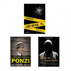 Combo Nghệ thuật Kinh doanh hắc ám (Luật Bố già – Bóng ma danh vọng – Sự trỗi dậy của siêu lừa Ponzi + hộp)
