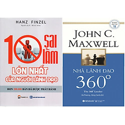 Combo 2 Cuốn:  10 Sai Lầm Lớn Nhất Của Người Lãnh Đạo + Nhà Lãnh Đạo 360