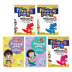 Combo 5 Cuốn Cùng Khủng Long Học Tiếng Anh Theo Chủ Đề – Tái Bản lần 1 (Tặng kèm Sổ Tay