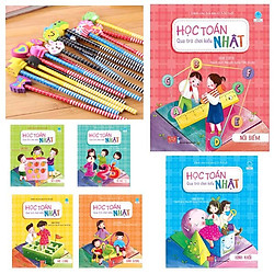 Học toán qua trò chơi kiểu Nhật (Combo bộ 6 cuốn Tặng 01 bút chì xinh xắn)