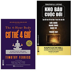 Combo 2 cuốn : Cơ Thể 4 Giờ – Bí Quyết Cân Đối, Khỏe Mạnh Và Đời Sống Tình Dục Thăng Hoa