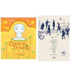 Combo 2 cuốn :  Chậm Lại Để Tỏ Tường + Bước Chậm Lại Giữa Thế Gian Vội Vã  (Tặng kèm Book