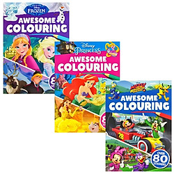 Combo Awesome Colouring (Over 80 Stickers)