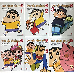 Combo Shin – Cậu Bé Bút Chì – Bản Đặc Biệt ( Bộ 6 Cuốn ) – Tặng Kèm Sổ Tay