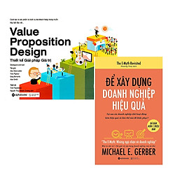 Combo Sách Kỹ Năng Kinh Doanh: Thiết Kế Giải Pháp Giá Trị + Để Xây Dựng Doanh Nghiệp Hiệu