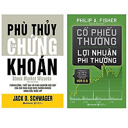 Combo Sách Đầu Tư Chứng Khoán : Phù Thủy Sàn Chứng Khoán + Cổ Phiếu Thường, Lợi Nhuận Phi