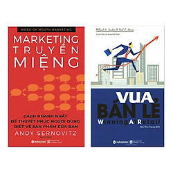 Combo 2 cuốn sách hay về Marketing- Bán Hàng: Marketing Truyền Miệng + Vua Bán Lẻ ( Tặng