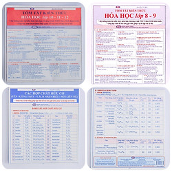 Hệ thống kiến thức môn Hóa phổ thông (combo-3 tựa)