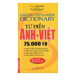 Từ Điển Anh – Việt 75.000 Từ (Văn Lang)