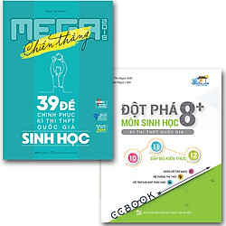 Bộ Đột phá 8+ và Mega luyện đề Môn Sinh Học