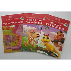 Combo (3 cuốn) Thế Giới Tuyệt Vời Cửa Động Vật: Voi Mẹ Và Voi Con + Chuột Túi Và Gấu Túi