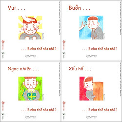 Ehon Điều Kỳ Diệu Của Cảm Xúc – 4 Cuốn- Vui- Xấu hổ- Buồn- Ngạc nhiên