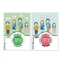 Combo 2 cuốn Joyful Chinese – Vui Học Tiếng Trung – Ngữ Pháp+Tập Viết Chữ Hán ( Tặng kèm
