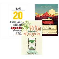 Combo 20 Hành Trang Cho Chuyến Xe Tuổi 20s + Tuổi 20 – Những Năm Tháng Quyết Định Cuộc Đờ