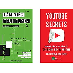 Combo 2 Cuốn Sách:  Làm Việc Trực Tuyến Quán Xuyến Tương Lai + Youtube Secrets – Hướng Dẫ