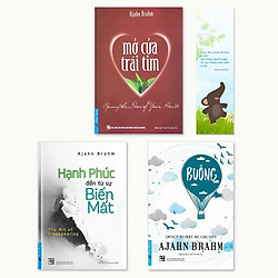 Combo 3 cuốn sách của Ajahn Brahm: Buông Bỏ Buồn Buông, Mở Cửa Trái Tim, Hạnh Phúc Đến Từ Sự Biến Mất  (Tặng kèm bookmark danh ngôn hình voi)