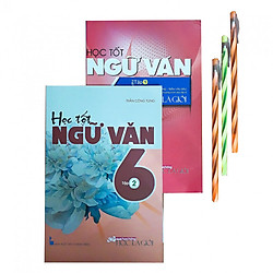 Combo Học tốt Ngữ Văn lớp 6 + 3 bút nến dài