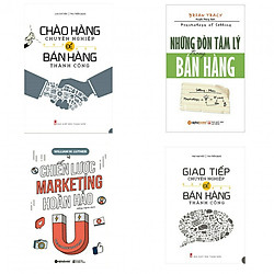 Combo chào hàng chuyên nghiệp để bán hàng thành công+giao tiếp chuyên nghiệp để bán hàng