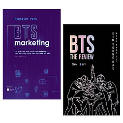 Combo BTS Marketing + BTS: The Review – Tặng Kèm Bookmark 3D + Postcard + Banner BTS Mẫu