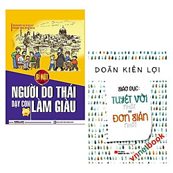 Combo 2 Cuốn Sách Nuôi Dạy Con Cực Hay: Bí Mật Người Do Thái Dạy Con Làm Giàu (Tái Bản 2