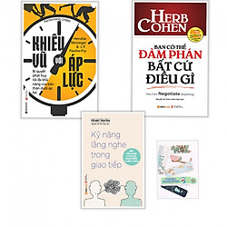 Combo Kỹ Năng Lắng Nghe Trong Giao Tiếp (Tái Bản) + Bạn Có Thể Đàm Phán Bất Cứ Điều Gì +