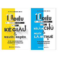 Combo Sách Kinh Tế Hấp Dẫn: 10 Điều Khác Biệt Nhất Giữa Kẻ Giàu Và Người Nghèo + 10 Điều