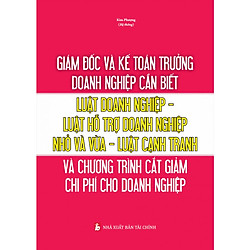 Giám đốc và kế toán trường doanh nghiệp cần biết – Luật doanh nghiệp – Luật hỗ trợ doanh