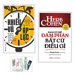 Combo Bạn Có Thể Đàm Phán Bất Cứ Điều Gì + Khiêu Vũ Với Áp Lực – (Tặng Bookmark PĐ)</span