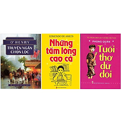 Combo 3 cuốn O’Henry truyện ngắn chọn lọc + Tuổi thơ dữ dội + Những tấm lòng cao cả</span