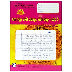 Em Tập Viết Đúng Viết Đẹp – Lớp 5 (Tập 2)
