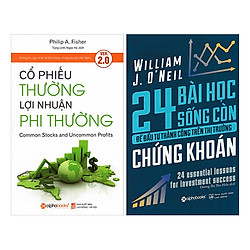 Combo Cổ Phiếu Thường Lợi Nhuận Phi Thường + 24 Bài Học Sống Còn Để Đầu Tư Thành Công Trê