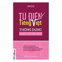 Từ Điển Tiếng Việt Thông Dụng Dành Cho Học Sinh ( Bìa Hồng ) tặng kèm bookmark