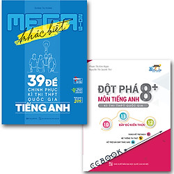 Combo Đột phá 8+ và Mega luyện đề Môn Tiếng Anh