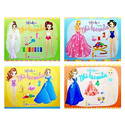 Combo Sticker – Nhà Tạo Mẫu: 1 + 2 + 3 + 4 (Bộ 4 Tập)