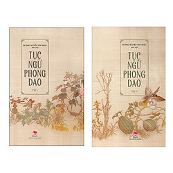 Combo Tục Ngữ Phong Dao (Bộ 2 Tập/ Kho Vàng Chung Của Nhân Loại – Tặng Kèm Bookmark Happy