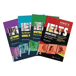 Combo Bộ Sách Luyện Thi Ielt Tổng Quát – Bí Kíp Tự Học Ielts 8.0 ( General Ielts Mike ) t