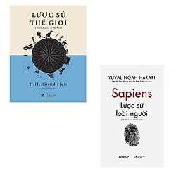 Bộ 2 cuốn sách tìm hiểu về lịch sử: Lược Sử Thế Giới – Lược Sử Loài Người