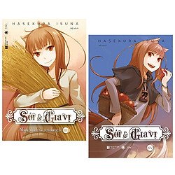 Bộ Sách Sói & Gia Vị – Tập 13 & 14 (Bộ 2 Tập) – Tặng Kèm 2 Bookmark + 1 Huy Hiệu