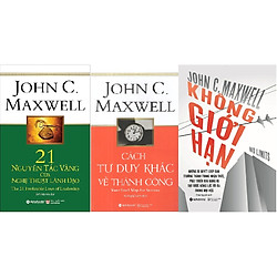 Combo Cách Tư Duy Khác Về Thành Công + 21 Nguyên Tắc Vàng Của Nghệ Thuật Lãnh Đạo + Không