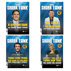 Combo 4 Cuốn Shark Tank (Bí Quyết Kinh Doanh + Rèn Luyện Ý Chí Chiến Thắng + Thành Công T