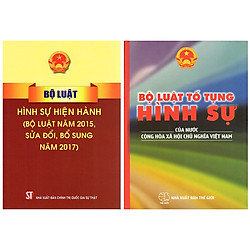 Combo Bộ Luật Tố Tụng Hình Sự Của Nước Cộng Hòa Xã Hội Chủ Nghĩa Việt Nam + Bộ Luật Hình