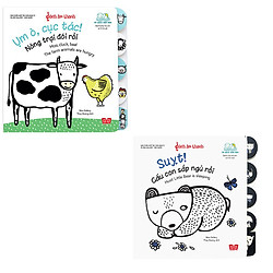 Combo Sách Âm Thanh – Ụm Ò, Cục Tác ! Nông Trại Đói Rồi + Suỵt ! Gấu Con Sắp Ngủ Rồi</spa