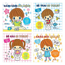 Combo 4 Quyển Ehon Nhật Bản – Ehon Kỹ Năng Sống Tặng cuốn sách rèn luyện kĩ năng cho bé<