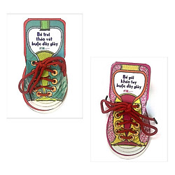 Combo 2 Cuốn Sách Thiếu Nhi Hay: Bé Trai Tháo Vát Buộc Dây Giày + Bé Gái Khéo Tay Buộc Dâ