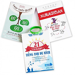 Bộ 3 sách giấy phát triển bản thân Fususu kèm vòng tay độc đáo