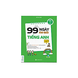 99 ngày em giỏi tiếng Anh lớp 5   – tặng nhãn vở cho bé