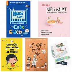 Combo nuôi con không phải là cuộc chiến +ăn dặm kiểu Nhật +chờ đến mẫu giáo thì đã muộn +